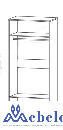 Шкаф для одежды Сэндай С-21